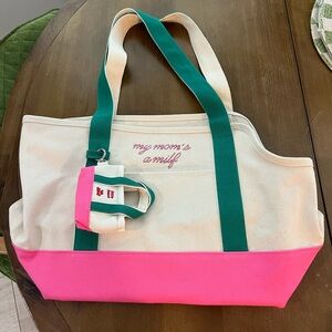 Little Beast x Ian Charms Dog carrier tote bag